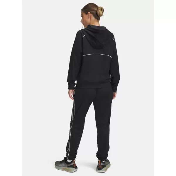  Damen-Set UNDER ARMOUR UA RIVAL TRICOT TRACKSUIT HD 6001966-001 SCHWARZ 