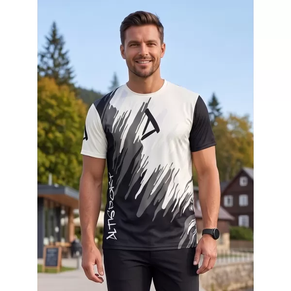 Hochwertiges Funktions-T-Shirt für Herren ALTISPORT VOJ/ALM006TR01 SCHWARZ 