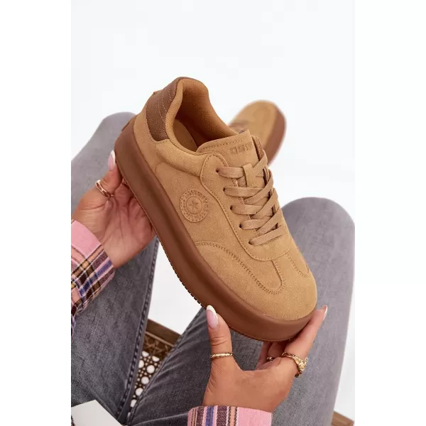  Damen-Sneaker BIG STAR SS274762 BRAUN/BEIGE Big Star Shoes 