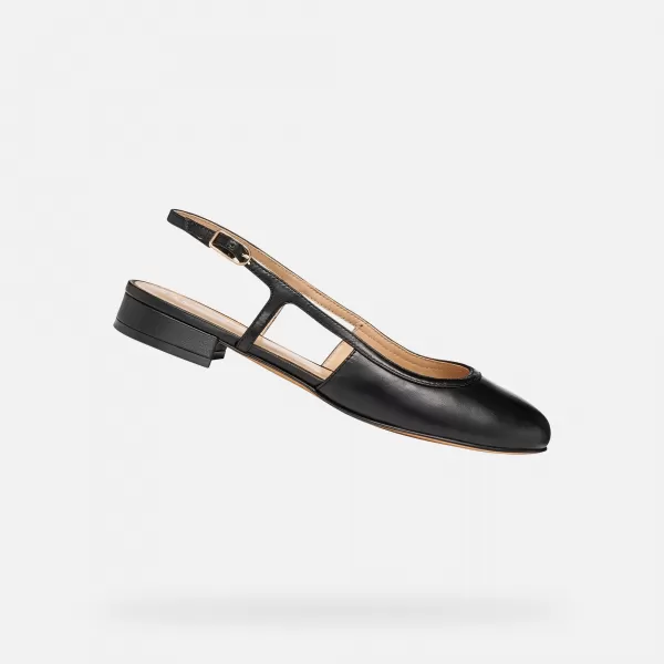  Ballerinas für Damen GEOX VIRNILISA B G012910 SCHWARZ 