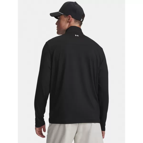  Herren-T-Shirt UNDER ARMOUR T2G 1/4 ZIP 6010129-001 SCHWARZ 