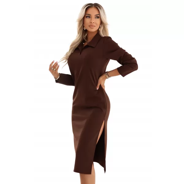  Kleid NUMOCO 649-1 SCHOKOLADE 
