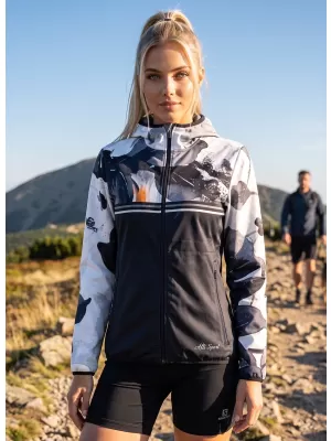 Premium-Softshelljacke für Damen ALTISPORT VOJ/ALW117JACK01 SCHWARZ/ORANGE