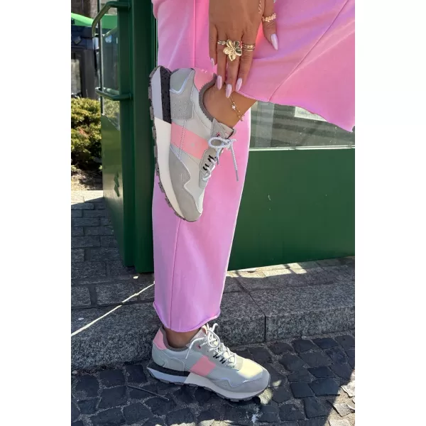  Damen-Sneaker BIG STAR RR274243 ROSA/GRAU Big Star Shoes 