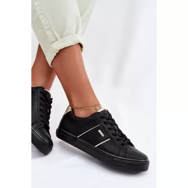  Damen-Sneaker BIG STAR TT274290 SCHWARZ Big Star Shoes 