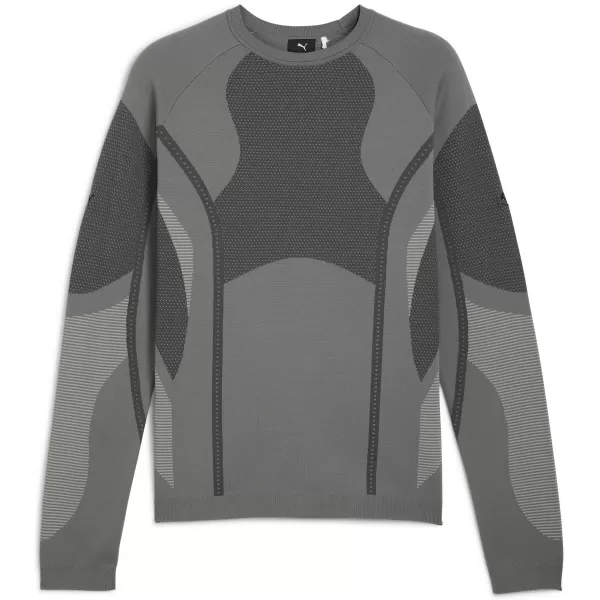  Herren-Sweatshirt PUMA X SAN SAN GEAR KNIT LS 632549-08 KÜHLES MITTELGRAU 