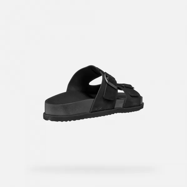  Herrenhausschuhe GEOX PARNAIBA G014434 SCHWARZ 