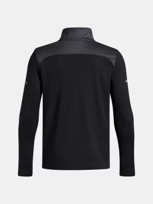 T-Shirt für Jungen UNDER ARMOUR UA TECH UTILITY 1/4 ZIP 6005141-001 SCHWARZ