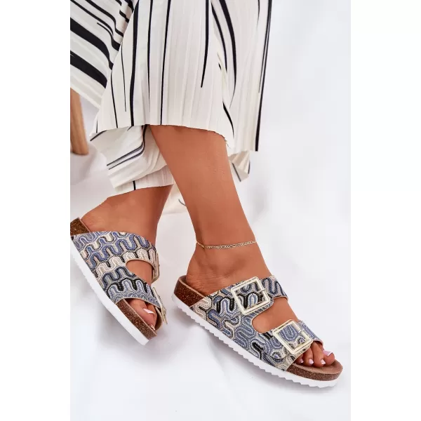  Damenhausschuhe S.BARSKI RB51-006 BEIGE 