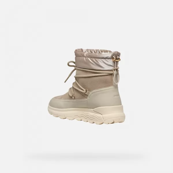  Damen-Stiefeletten GEOX SPHERICA 4X4 ABX G004652 BEIGE 
