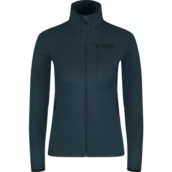  Powerfleece-Sweatshirt für Damen NORDBLANC SEDGE NBWFL8291 BLAUGRÜN 