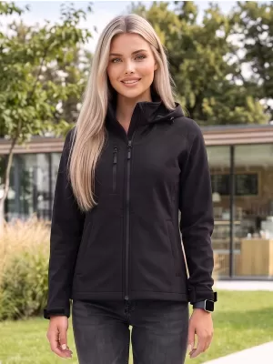 Softshelljacke für Damen ALTISPORT NoPrint NP/ALW945 SCHWARZ