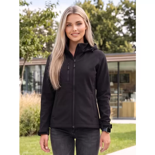  Softshelljacke für Damen ALTISPORT NoPrint NP/ALW945 SCHWARZ 