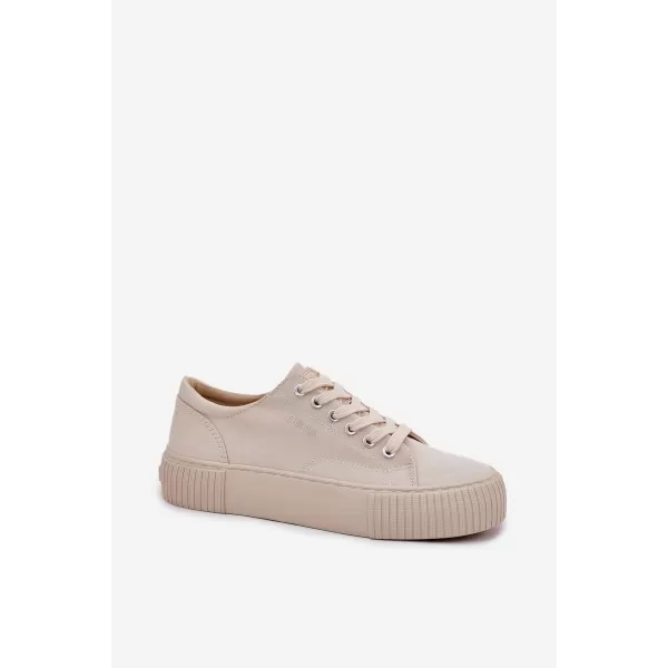  Damen-Sneaker BIG STAR RR274407 BEIGE Big Star Shoes 