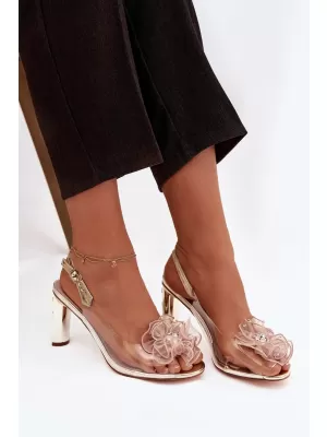 Damensandalen D&A MR52-236 GOLD