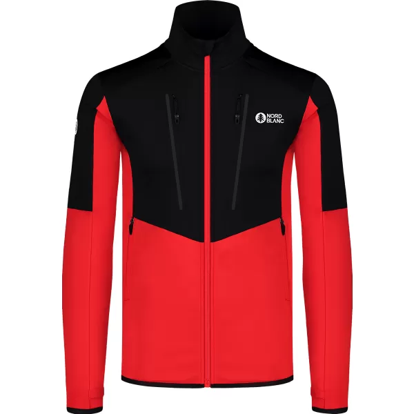  Powerfleece-Sweatshirt für Herren NORDBLANC GROAN NBWFM8282 ROT 