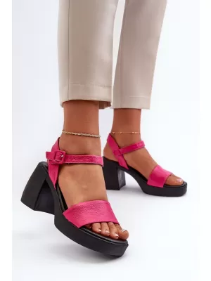 Damensandalen ZAZOO 40386 FUCHSIA