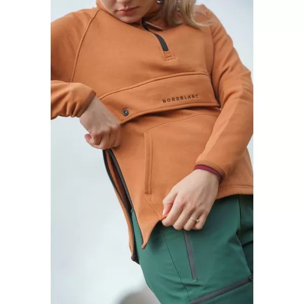  Damen-Sweatshirt NORDBLANC INEFFABLE NBSLS8226 BRAUN 
