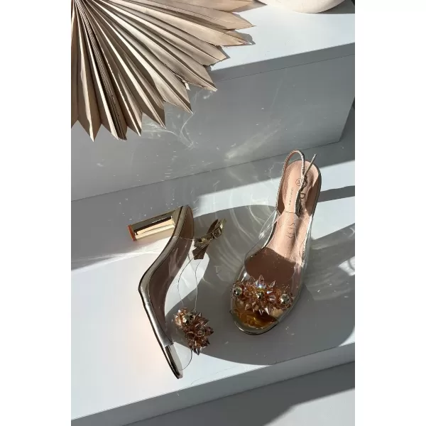  Damensandalen D&A MR52-232 GOLD 