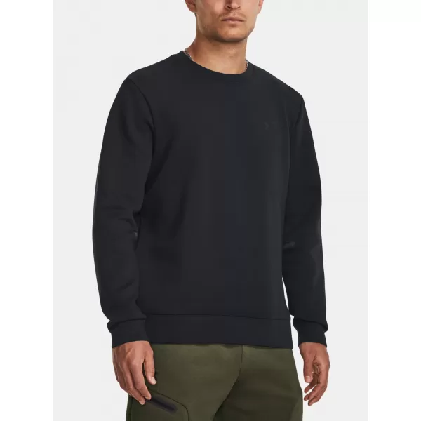  Herren-Sweatshirt UNDER ARMOUR UA UNSTOPPABLE FLC CREW 1381688-001 SCHWARZ 