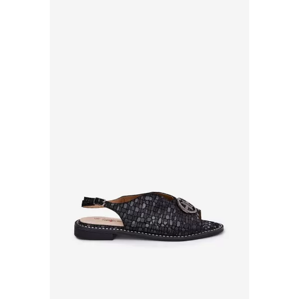  Damensandalen S.BARSKI KV51-094 SCHWARZ 