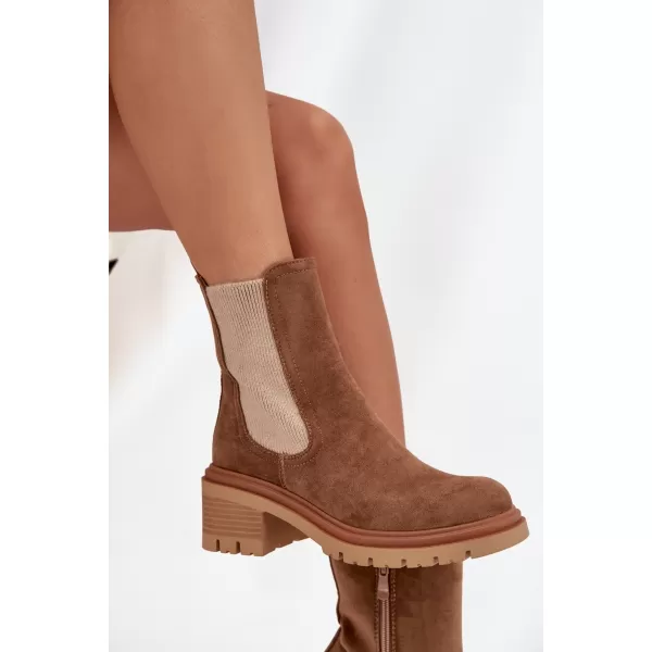  Damenschuhe mit Absatz BOTO ZORALIA 38881 KHAKI 