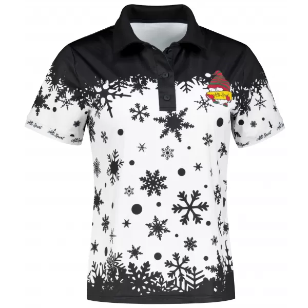  Damen-Weihnachts-T-Shirt mit Premium-Kragen ALTISPORT VOJ/ALWVN2TR05 ELF 