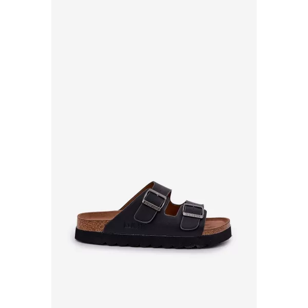  Herrenhausschuhe BIG STAR NN174531 SCHWARZ Big Star Shoes 