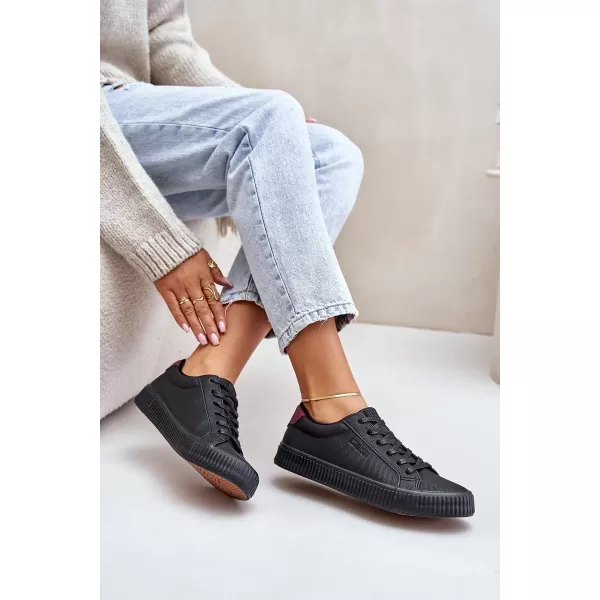  Damen-Sneaker BIG STAR OO274A462 SCHWARZ Big Star Shoes 