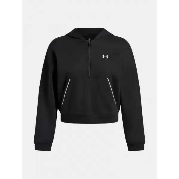  Damen-Sweatshirt UNDER ARMOUR RIVAL FLC PIPED HZ HOODIE 6003707-005 SCHWARZ 