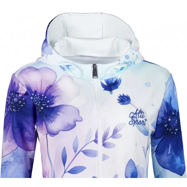  Hochwertiges Damen-Sweatshirt mit Reißverschluss ALTISPORT VOJ/ALW127MI02 BLAU/LILA 