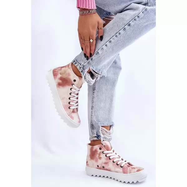  Damen-Sneaker BIG STAR LL274048 BEIGE/NUDE Big Star Shoes 