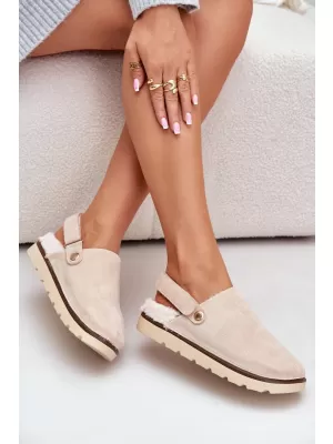 Damenhausschuhe BOTO LINNEOLA 34719 BEIGE