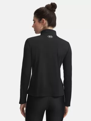 Damen-Sweatshirt UNDER ARMOUR UA TECH WM TAPE HALF ZIP 6005100-004 SCHWARZ