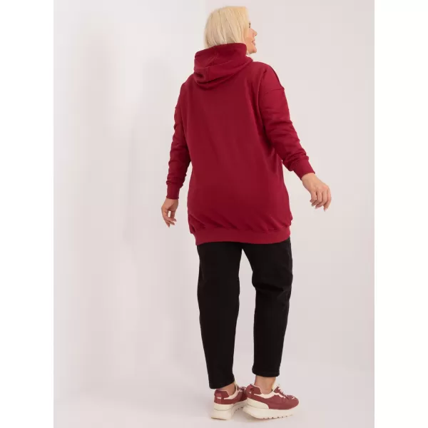  Damen-Sweatshirt BASIC FEEL GOOD RV-BL-6338.19X BURGUND 