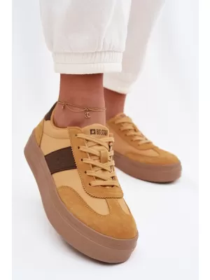Damen-Sneaker BIG STAR TT274166 GELB Big Star Shoes