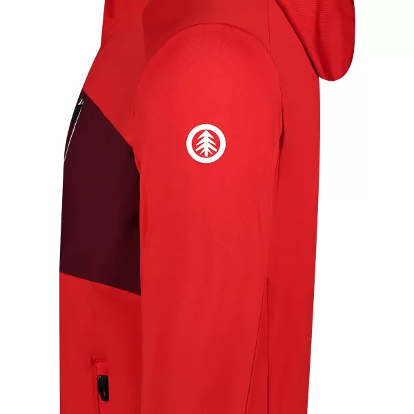  Powerfleece-Sweatshirt für Herren NORDBLANC BRACKEN NBWFM8286 ROT 