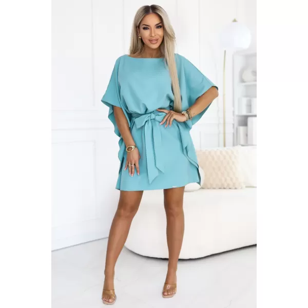  Kleid NUMOCO 287-40 PASTELLTÜRKIS 