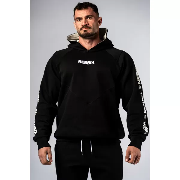  Kapuzenpullover HERO 300 BLACK Nebbia 