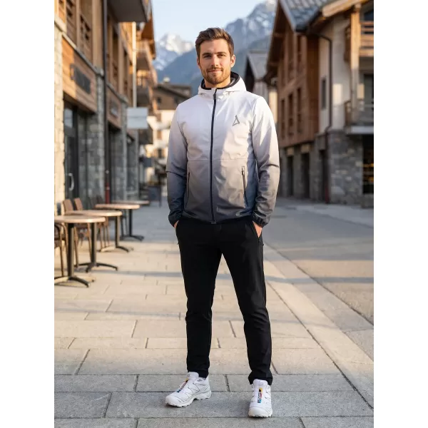  Premium-Softshelljacke für Herren ALTISPORT VOJ/ALM126JACK01 SCHWARZ UND WEIß 