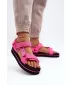 Damensandalen LEE COOPER LCW-23-34-2613 SCHWARZ/FUCHSIA