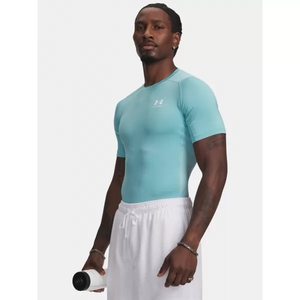  Herren-T-Shirt UNDER ARMOUR HG ARMOUR COMP SS 1361518-425 BLAU 