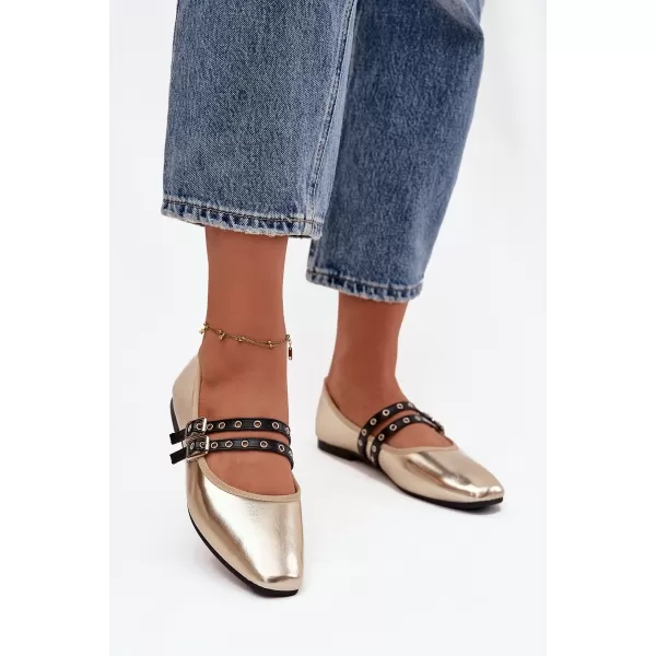  Ballerinas für Damen BOTO DELIORA 40483 GOLD 