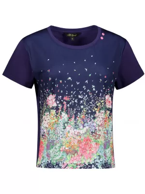 Damen-T-Shirt ALTISPORT HELINA DUNKELBLAU