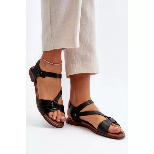  Damensandalen ZAZOO 40182 SCHWARZ 