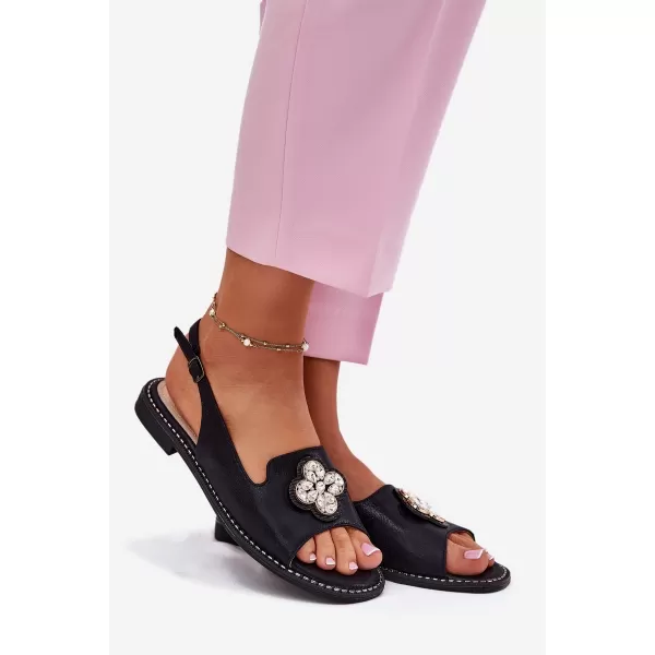  Damensandalen S.BARSKI KV51-080 SCHWARZ 