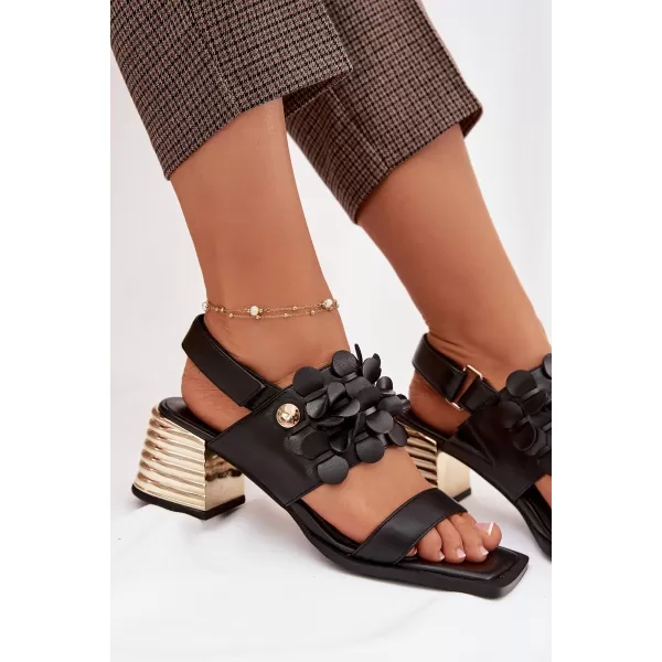  Damensandalen D&A CR61-3062 SCHWARZ 
