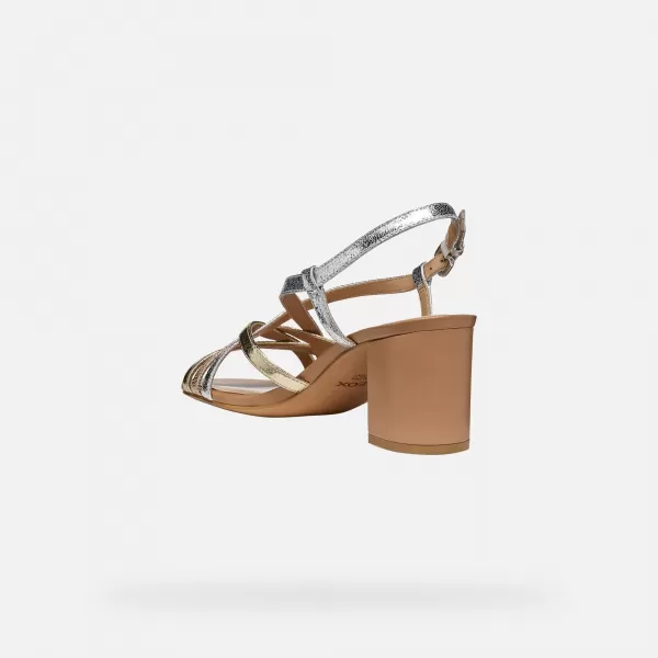  Damensandalen GEOX VIRNILISA 65 S G012824 GOLDEN 