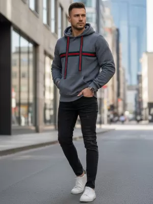 Herren-Sweatshirt DSTREET BX5937 GRAU