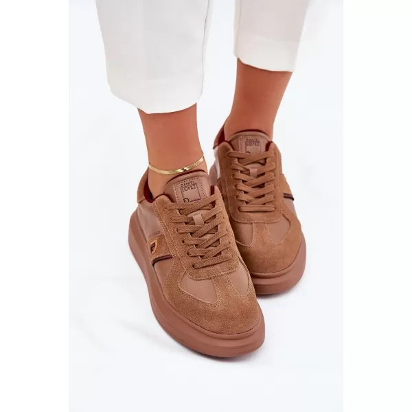 Damen-Sneaker LOPEZ JUST DARE SS2D4005 BRAUN/BEIGE Daniel Lopez Just Dare 